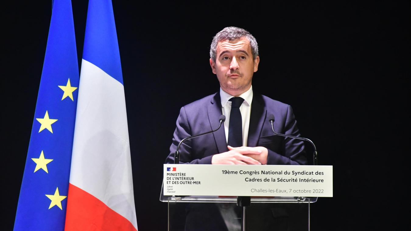 Challes-les-Eaux: le ministre Gérald Darmanin en visite en Savoie pour promouvoir la réforme de la police