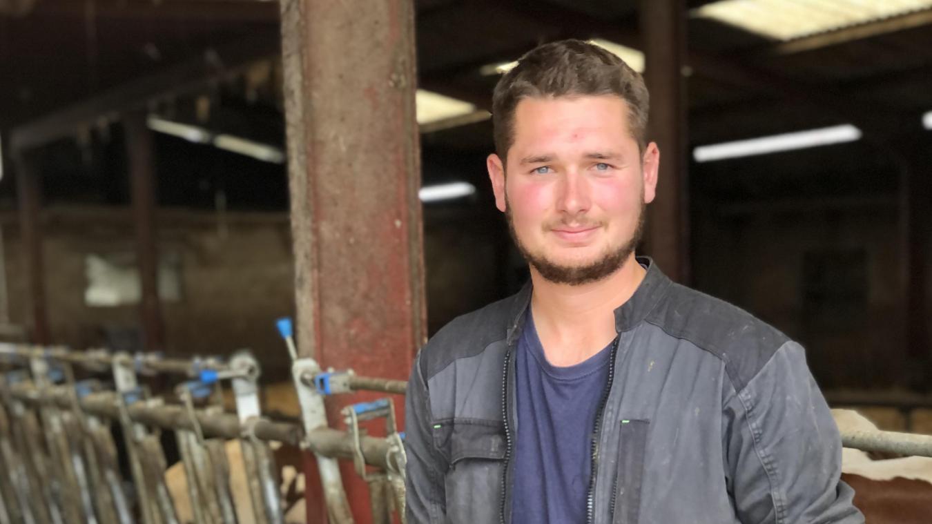 Yann Christin est président de la section des jeunes agriculteurs du Pays de Gex depuis novembre 2021.