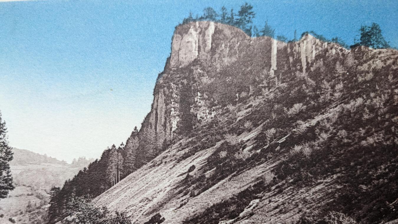 Eperon rocheux sur lequel fut érigé la forteresse de Montréal.
