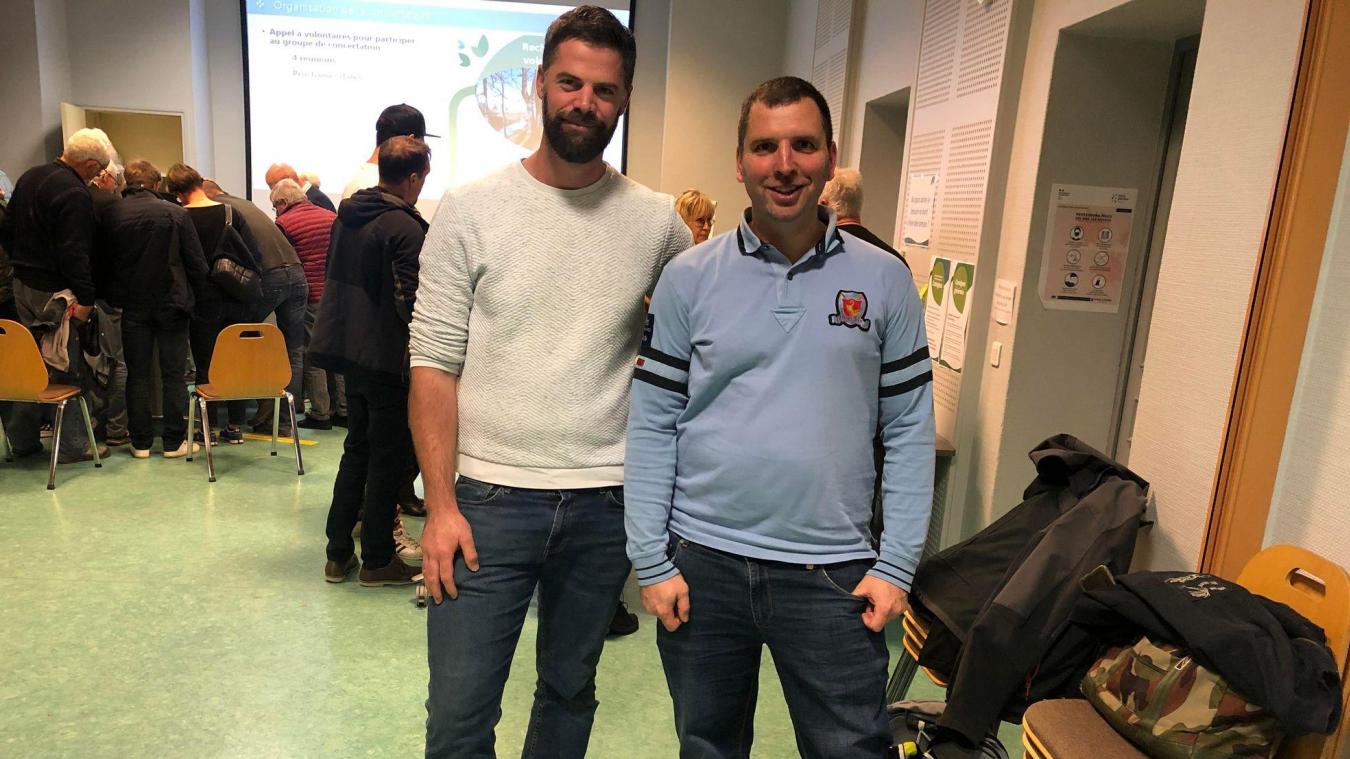 Martin Guilland (à gauche) et Xavier Chardon comptent bien faire entendre leurs voix d’agriculteurs.
