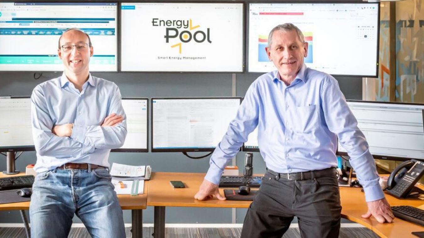 Energy Pool, fondé par Olivier Baud (à droite), voit ses demandes augmenter depuis le mois de septembre.