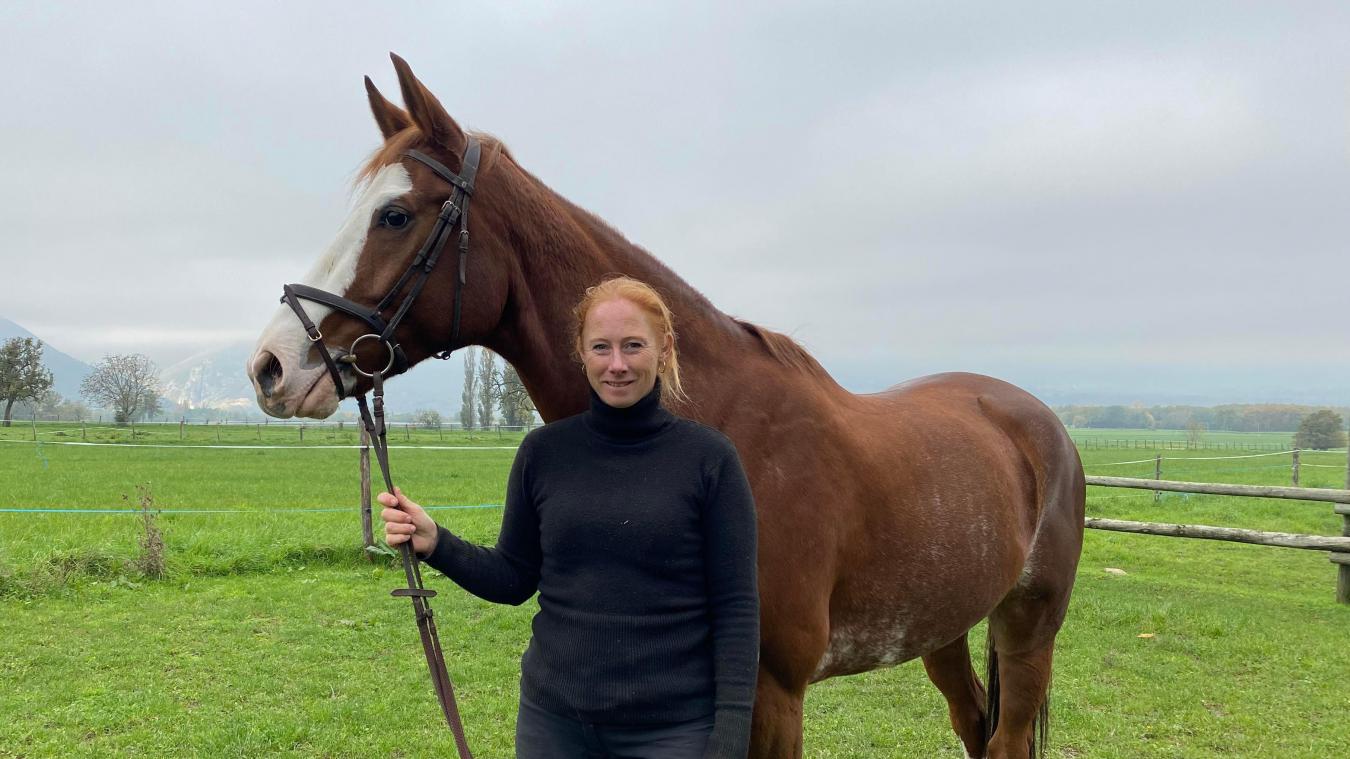 Anne-Sophie Brule a rencontré son cheval Eurêka lors d’un stage de formation de juge à Lamotte-Beuvron, capitale française du cheval.