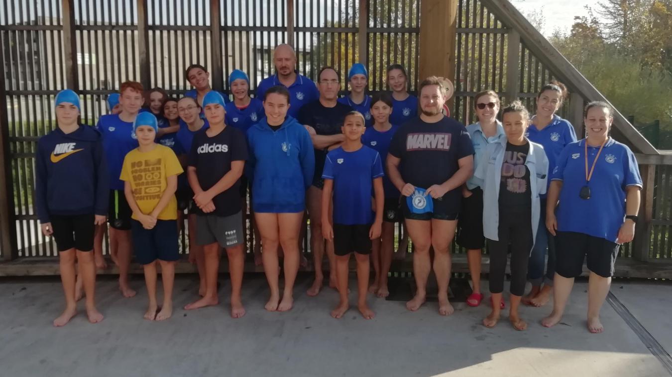 Quelques nageurs du club local, le CNBV, présents lors de cette journée, à ValséO.