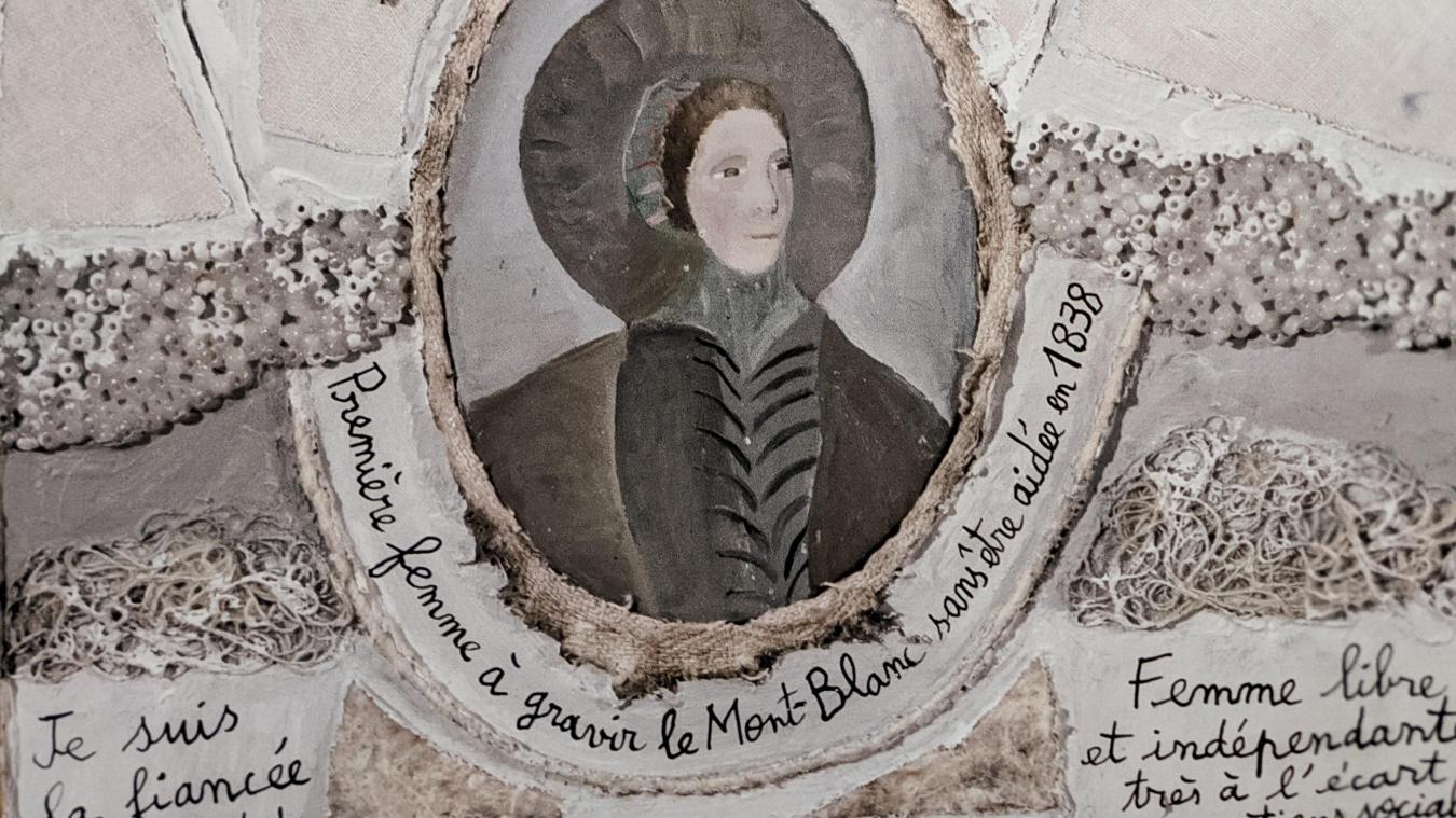 Le portrait d’Henriette D’Angeville, à découvrir lors de l’exposition catholarde.