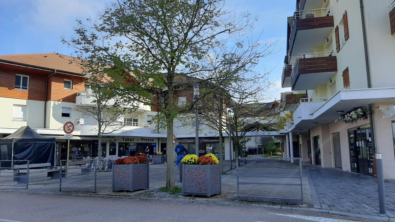 Les futurs commerces complèteront ceux existants (boulangerie, coiffeur, épicerie en vrac, bar) à Vétraz-Monthoux.