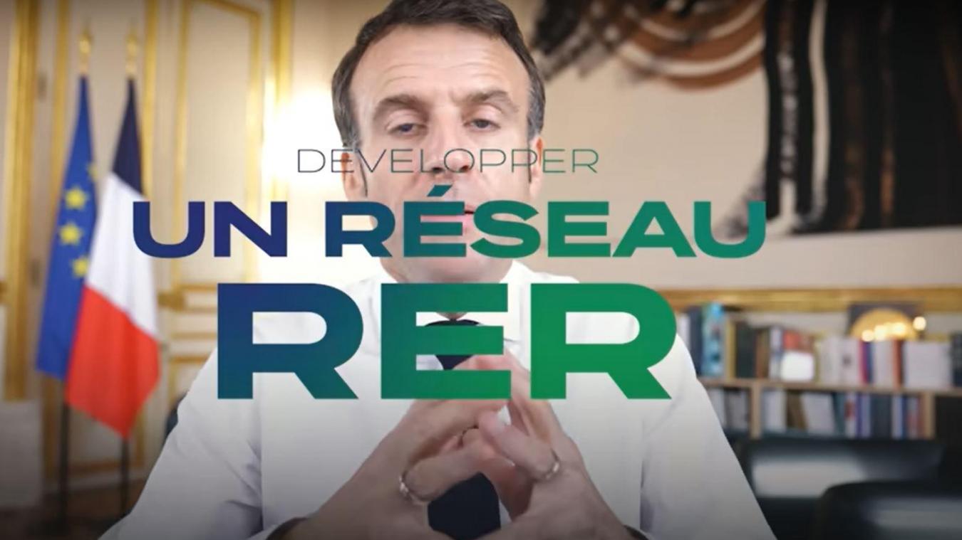 Sur Youtube, dans un entretien avec les internanutes sur le thème de l’écologie, Emmanuel Macron a proné la réalisation de RER dans les grandes villes françaises.