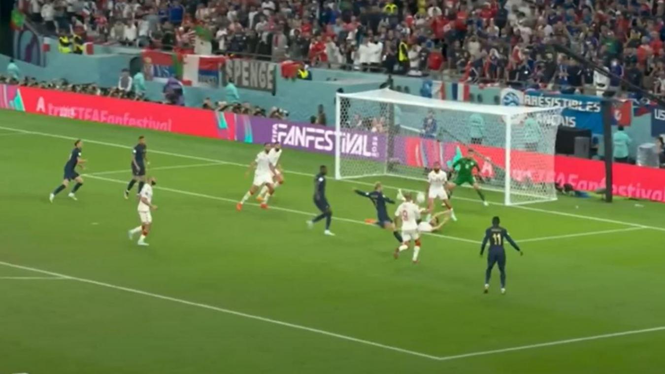 La Tunisie bat la France 1-0, mais il y aurait pu avoir égalité si le but de Griezmann n’avait pas été refusé par la VAR. capture d’écran Youtube Tristan Menard