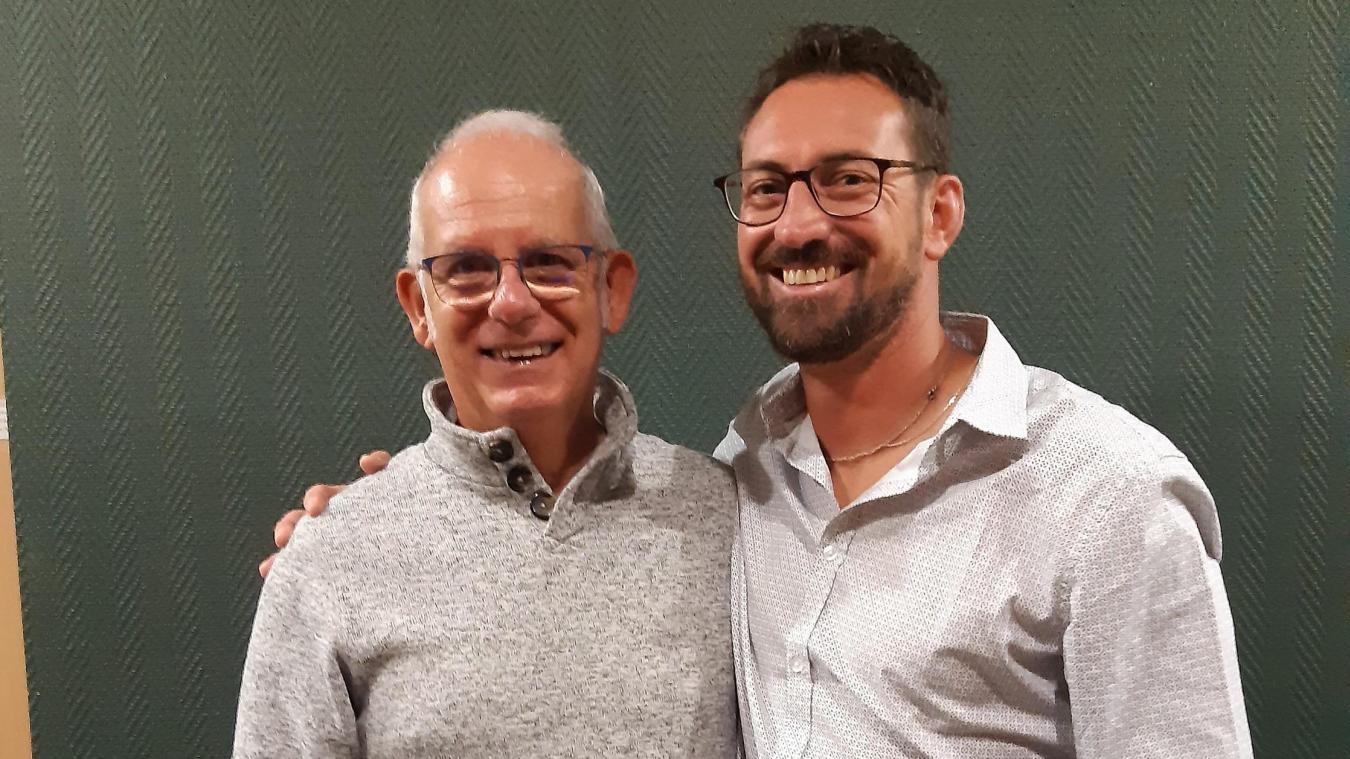 Luc Vella (à gauche), une nouvelle tête du TCBB, en compagnie de Patrick Beau.