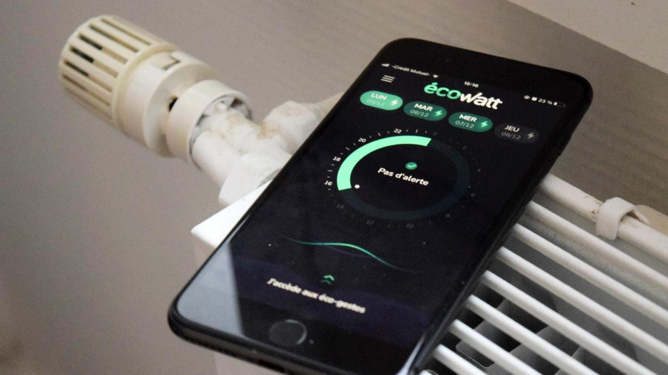 EcoWatt fonctionne avec un code couleur qui permet d’anticiper les risques de coupures d’électricité.