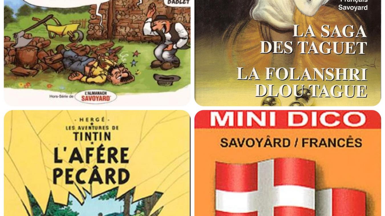 Quelques ouvrages édités par l’Institut de la langue savoyarde en francoprovençal.