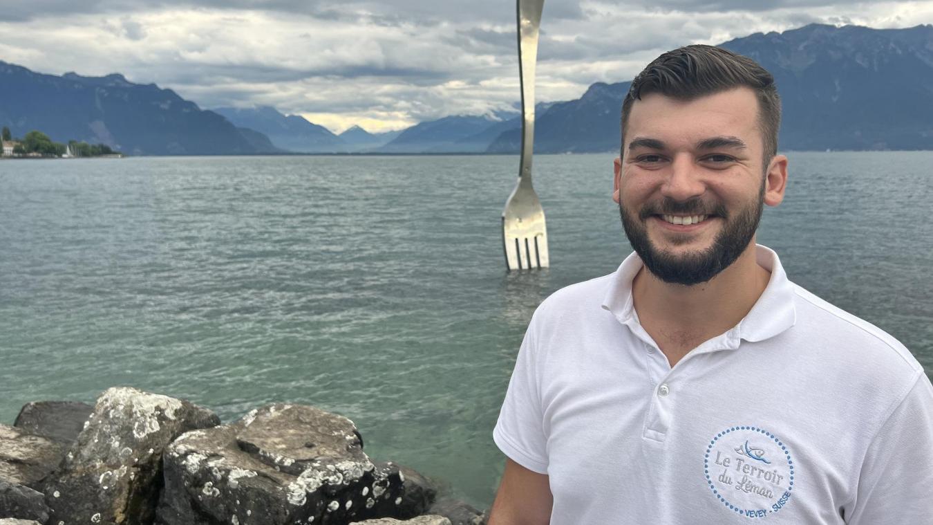 Benoît Girardon, d’origine nîmoise, s’est installé au bord du Léman en 2015. Il est membre de l’Alliance des chefs, qui défend en Suisse une gastronomie locavore et bio.