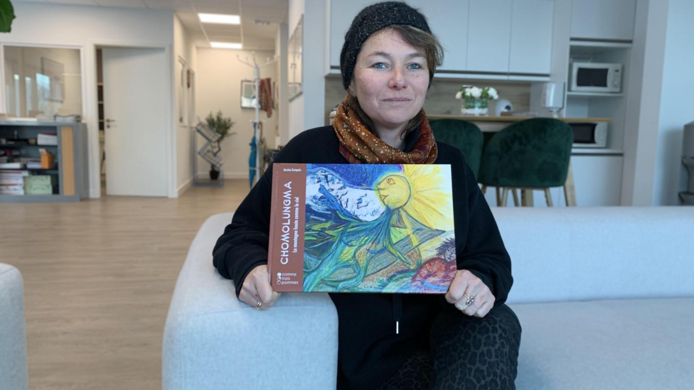 Jessica Compois est l’autrice-illustratrice du premier album des éditions Comme trois pommes.