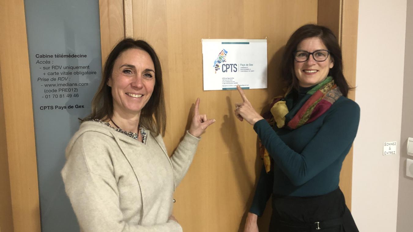 Sophie Delorme et Agnès Igo-Kemenes, membres du bureau du CPTS.