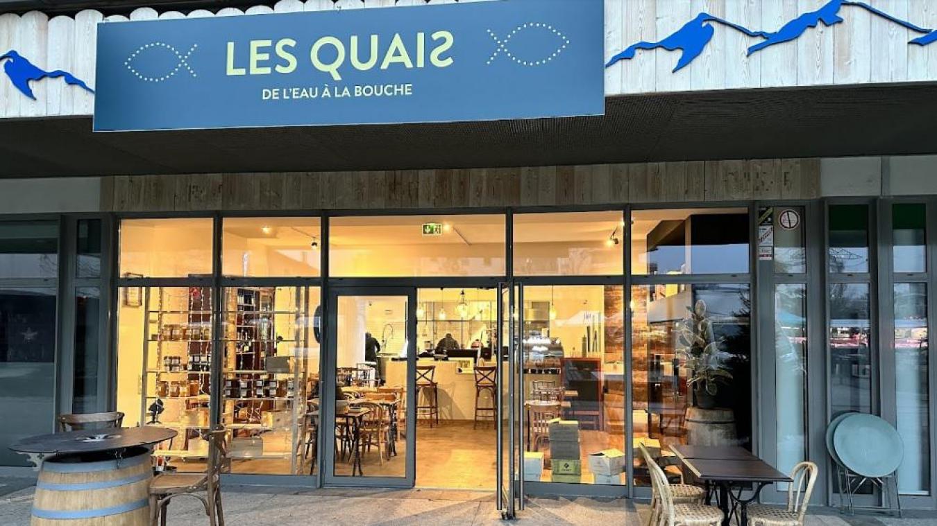 Restaurant et poissonnerie, Les Quais a ouvert ses portes le 7 décembre 2022 à Meythet.