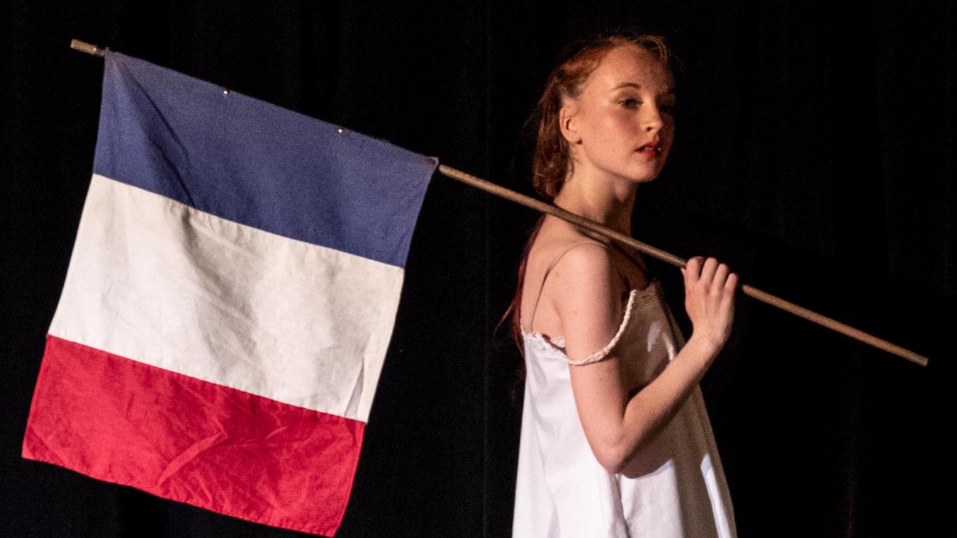 Adèle Duportal, sur scène. (Crédit photo : Nicolas Moulin)