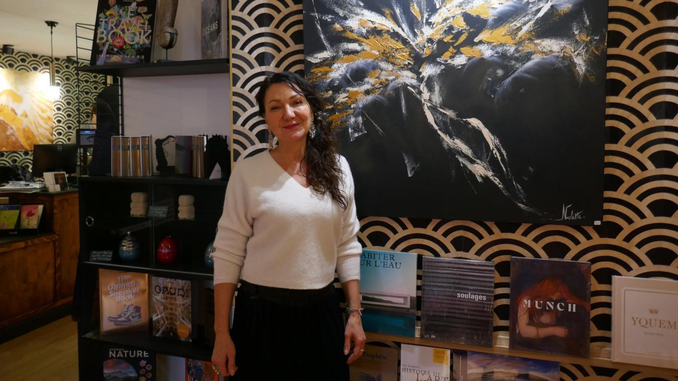 Nathalie Herin Coletta aime faire voyager les gens à travers l'art.