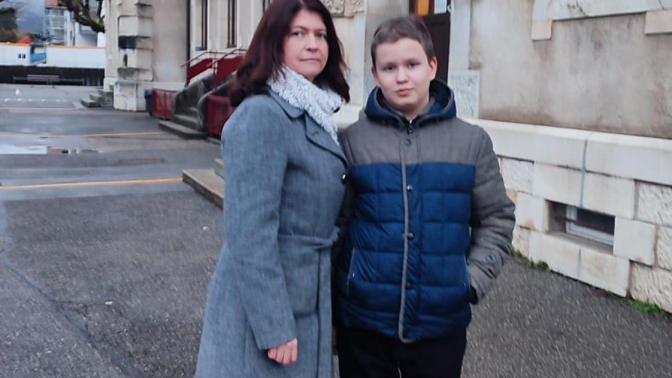 Natalia et son fils de 13 ans Andrii, sont arrivés à Reignier en mars 2022.