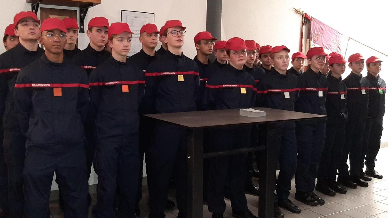 Les jeunes sapeurs-pompiers du centre de secours principal d’Annemasse ont été mis à l’honneur vendredi 20 janvier.