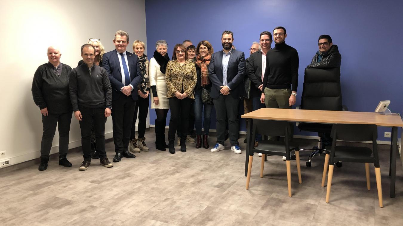 L’inauguration s’est déroulée en présence du président de la communauté de communes, David Ratsimba et du conseiller régional Christophe Fournier.