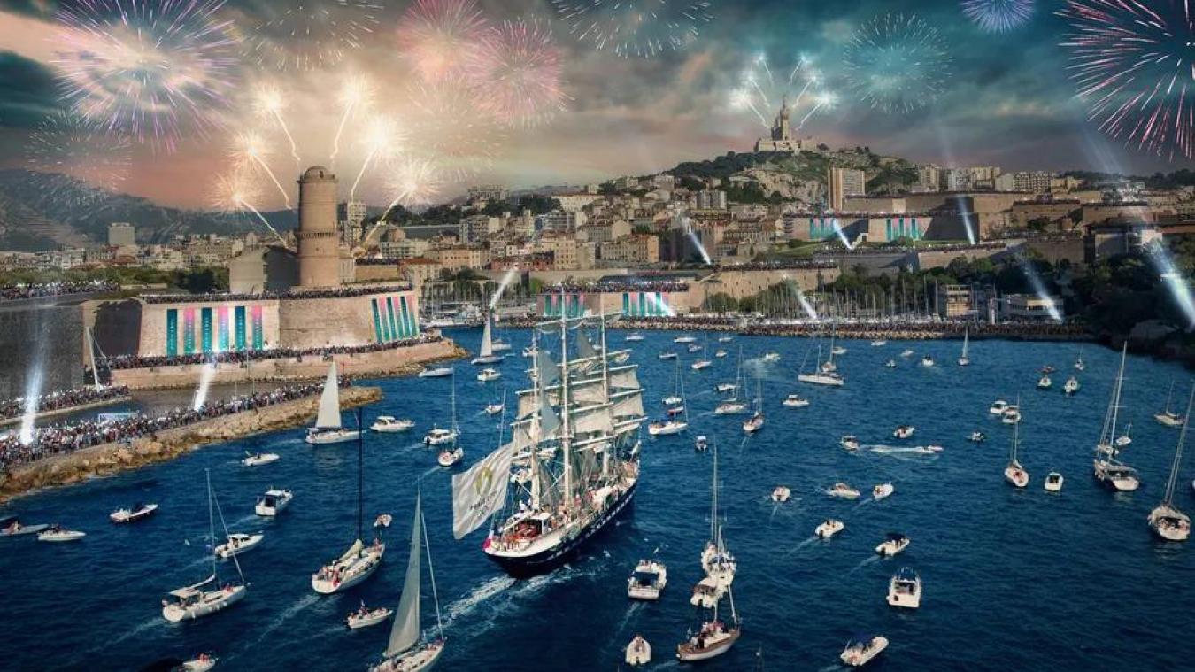 La flamme olympique arrivera à Marseille au printemps 2024 à bord du Belem, l’un des plus anciens voiliers en Europe.