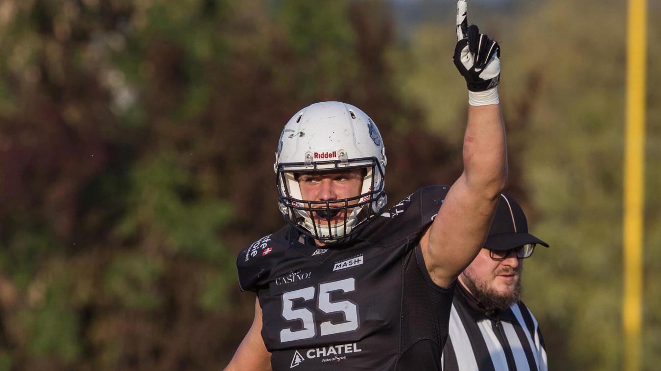 Dorian Pin est le capitaine de l’équipe de football américain de Thonon.