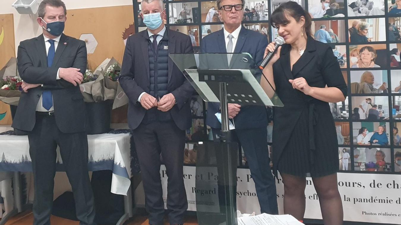 Virginie Delrio-Collin dirige l'établissement avec grand professionnalisme pour le personnel et les résidents