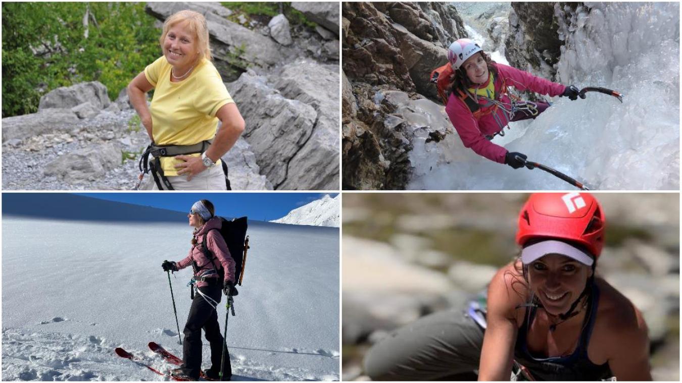 Sylviane Tavernier, Stéphanie Maureau, Fleur Fouque et Fanny Schmutz partagent l’amour de la montagne.