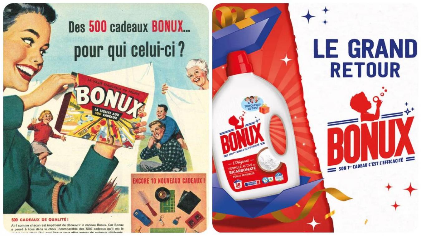 PUBLICITE ADVERTISING 1965 BONUX lessive aux nouveau cadeaux