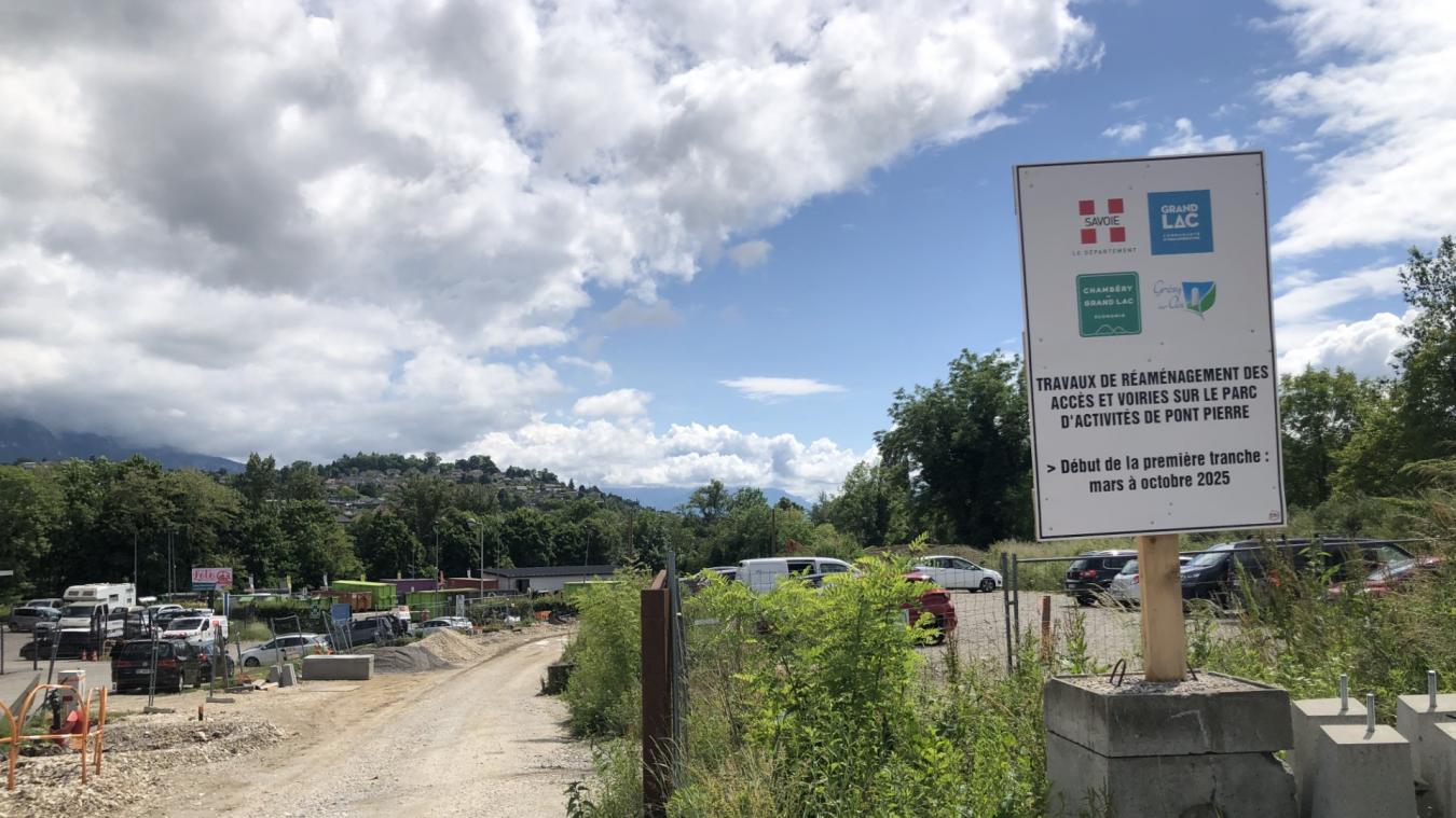 Giratoire, piste cyclable… autour de la future caserne des pompiers d’Aix-les-Bains, les routes seront modifiées