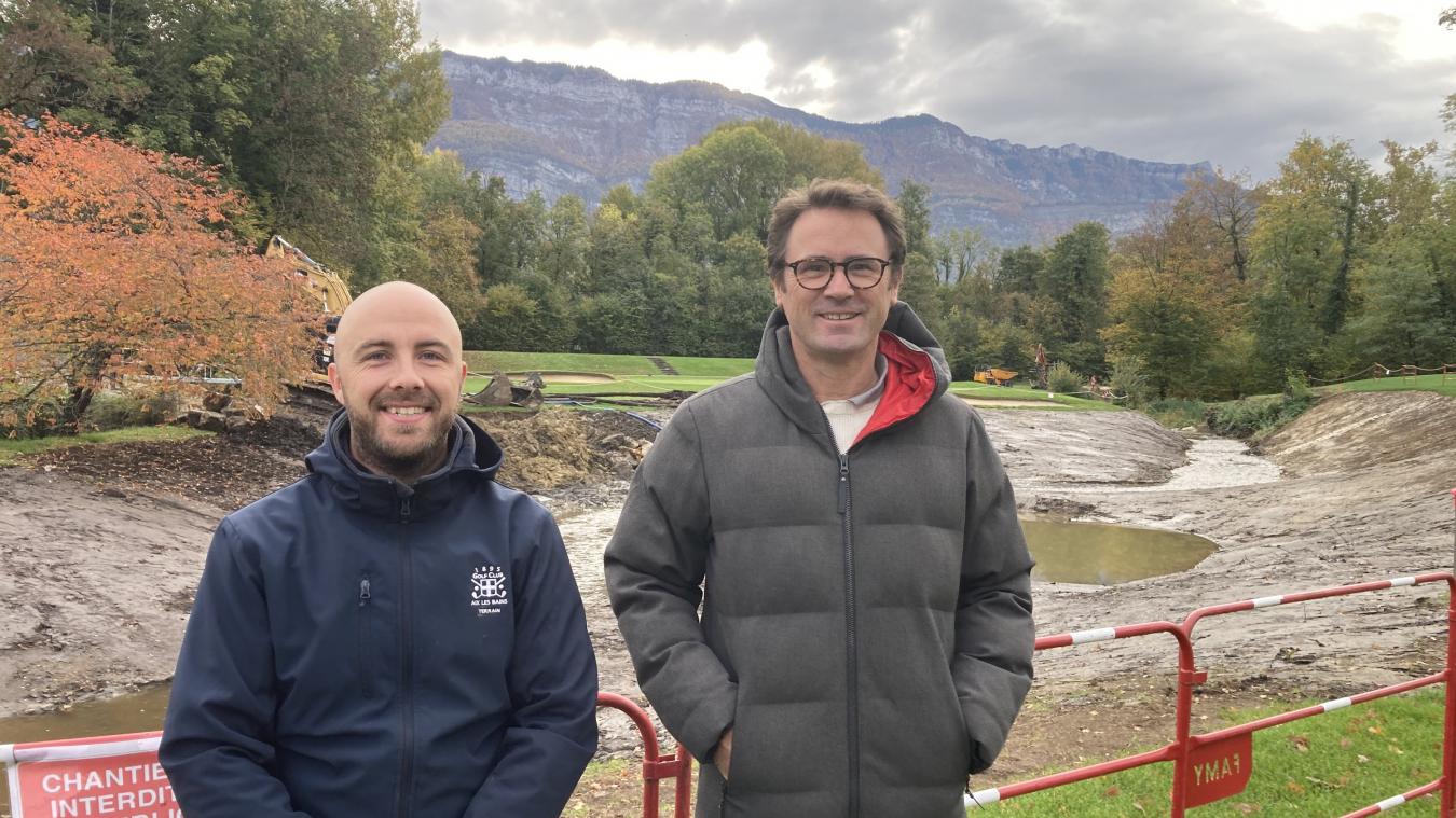 La renaturation du Tillet bat son plein sur le parcours du golf d’Aix-les-Bains