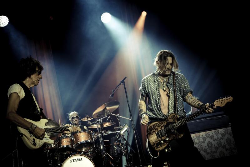 L'un des grands moments du festival, avec le concert de Jeff Beck et Johnny Deep. (Photo A. Coesnon)
