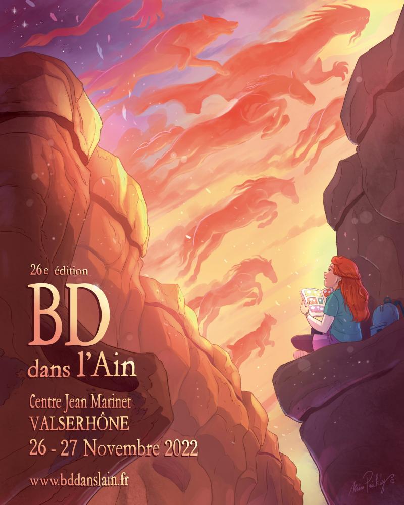 L’affiche du festival BD dans l’Ain, conçue par Miss Prickly.