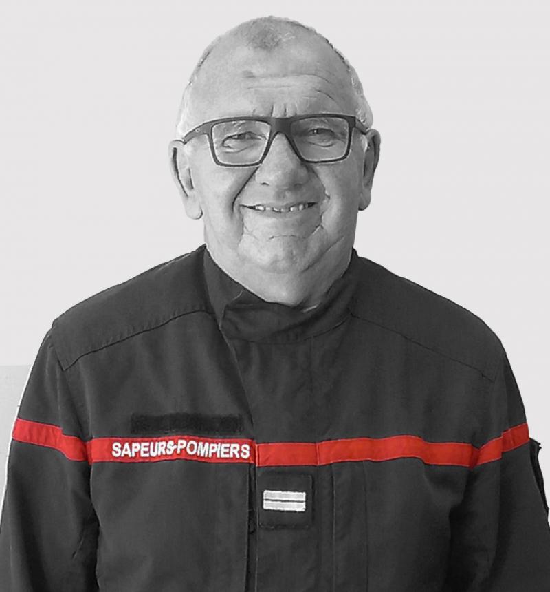 Laurent Duperthuy, pompier volontaire décédé le 27 novembre 2022 en intervention.