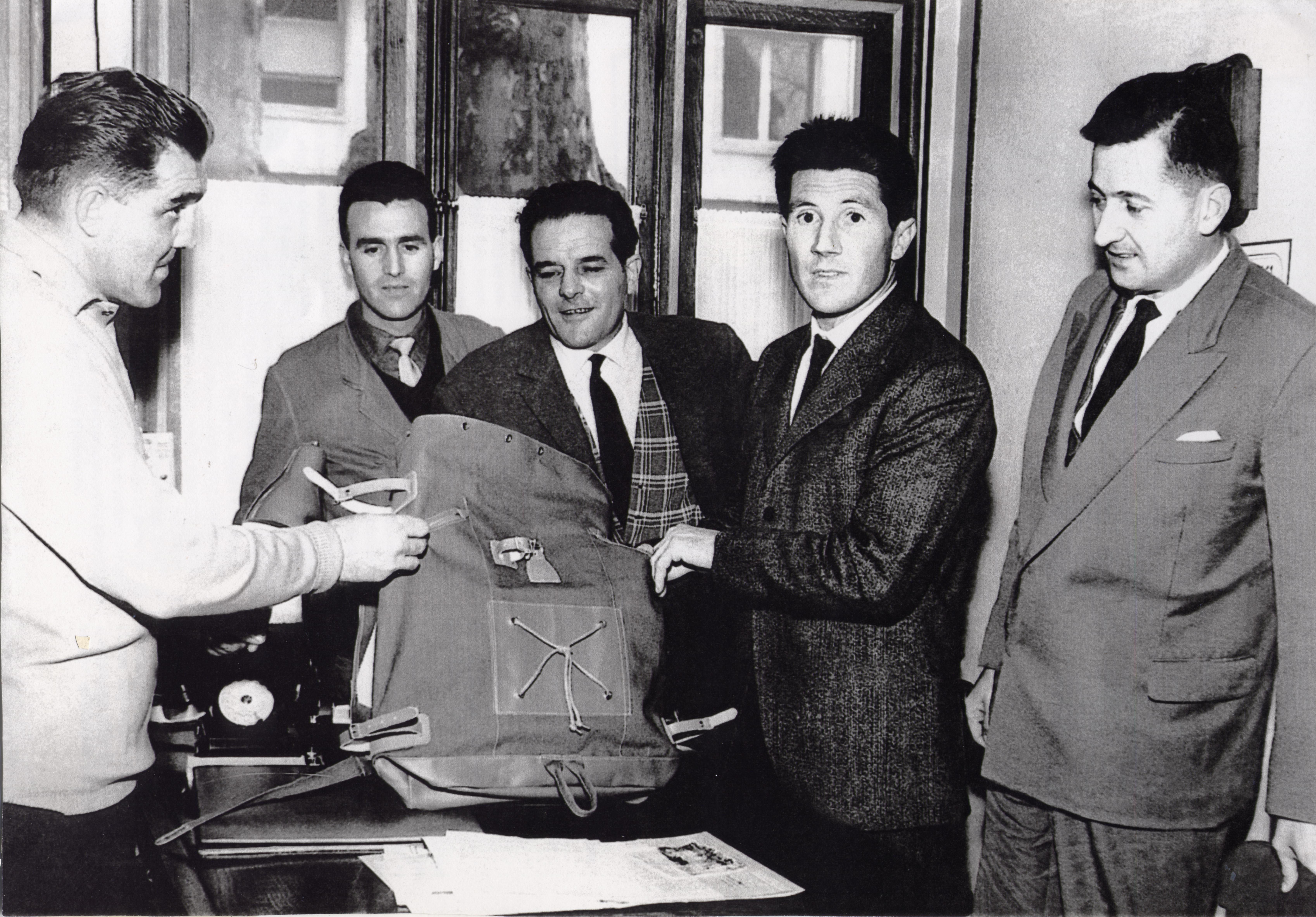 Les frères Millet en 1959.