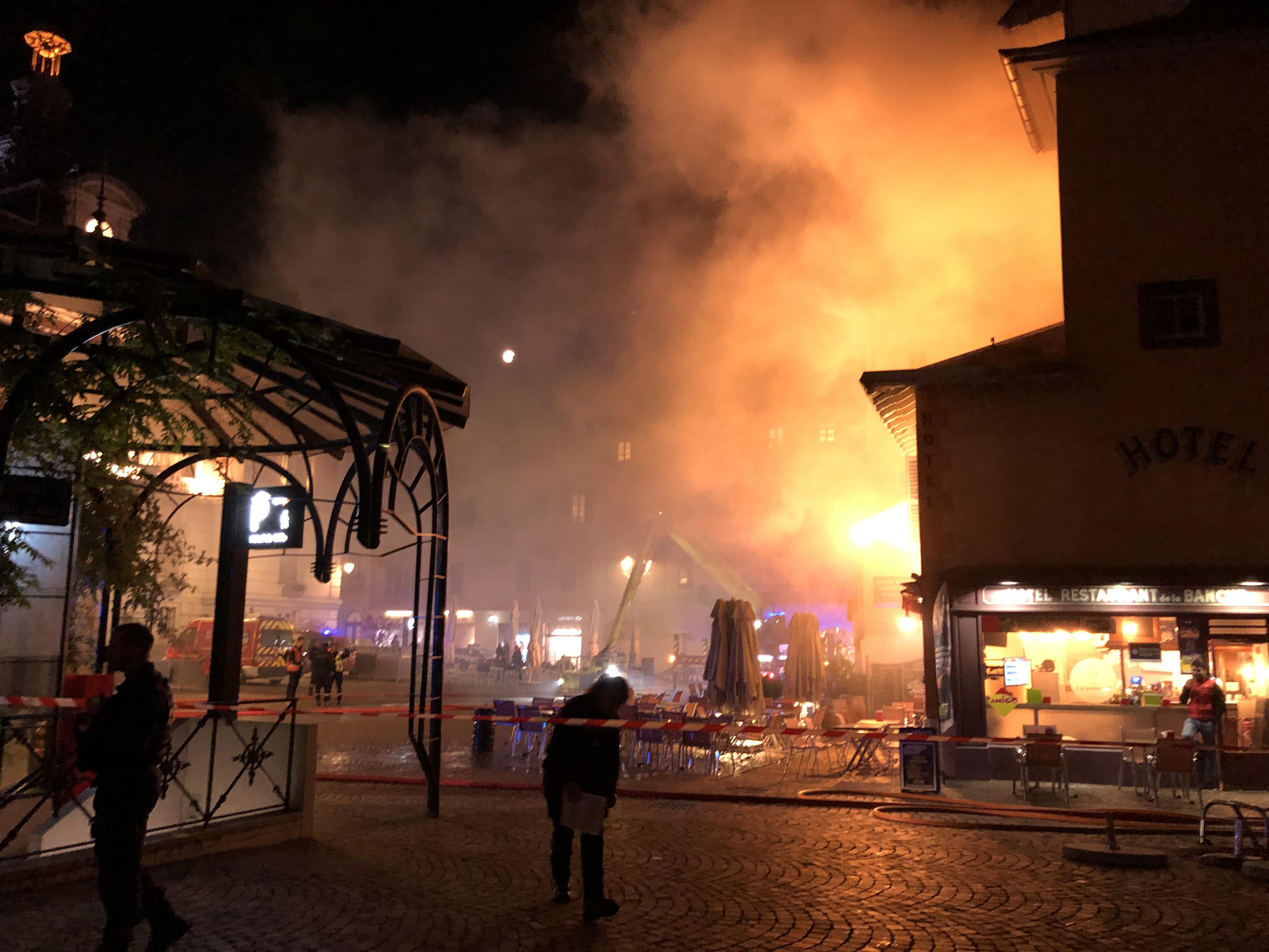 Chambéry : revivez le spectaculaire exercice incendie dans le centre historique