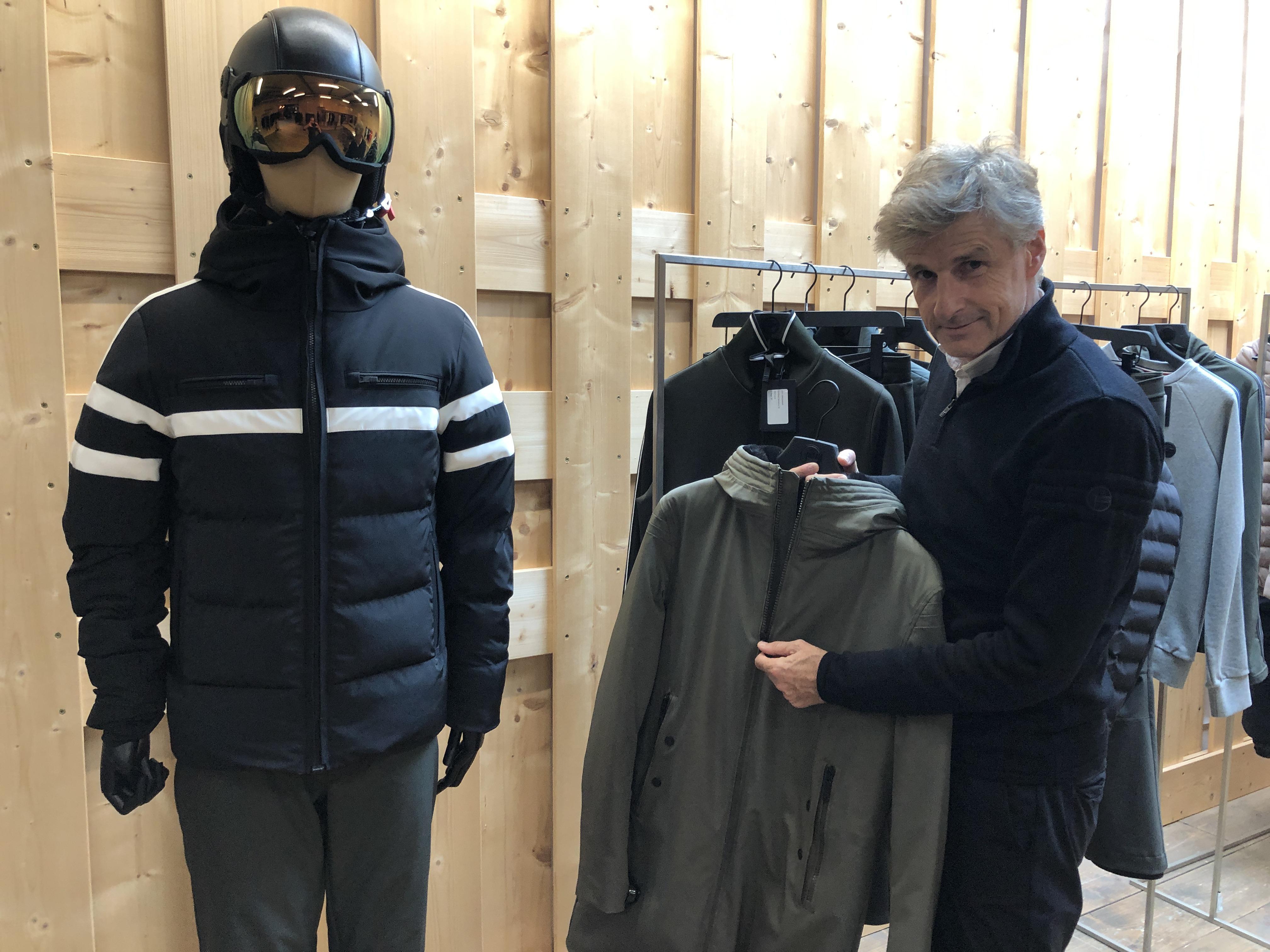 Le Gezi, un «best-seller» de Fusalp, est un manteau de ville élaboré à partir d’un tissu technique initialement prévu pour le ski.