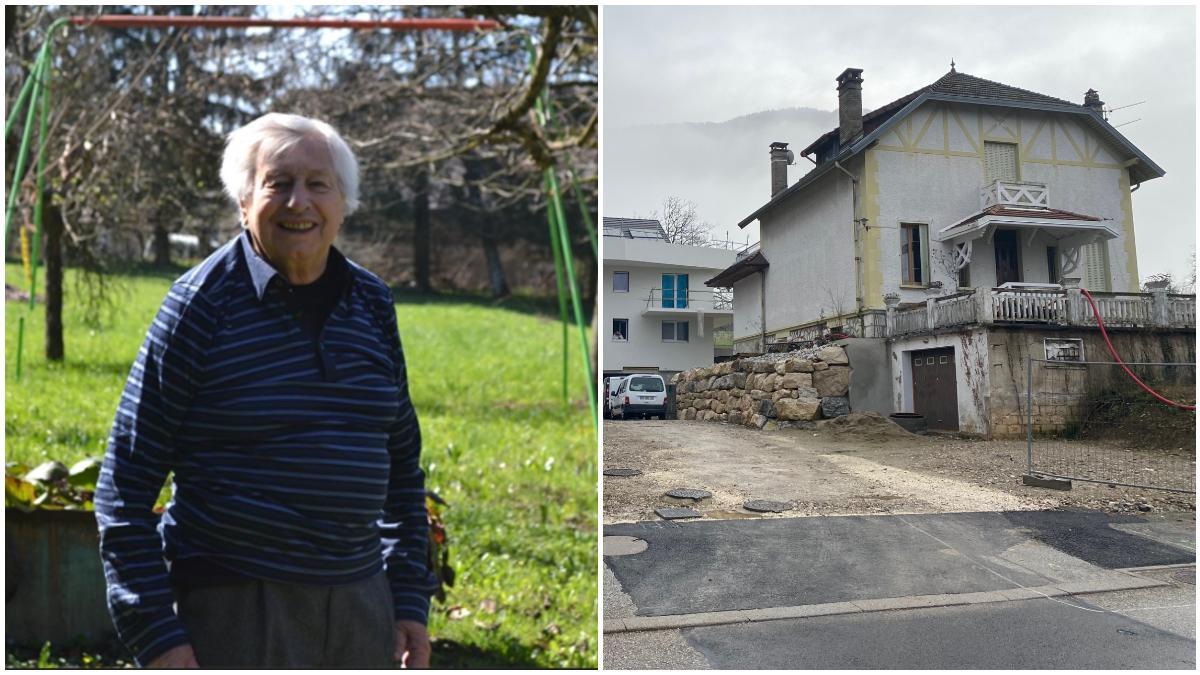 À Mouxy, la propriété où vivait André Grosjean fait l’objet d’un chantier de rénovation et de construction neuve.