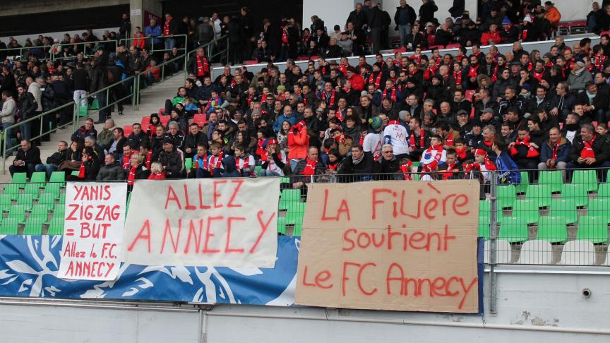 Le Parc des Sports ne pourra accueillir plus d’un millier de personnes lors de la prochaine rencontre du FC Annecy