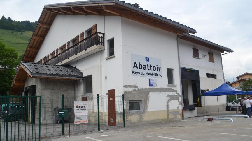 Les locaux de l’abattoir situés à Megève.