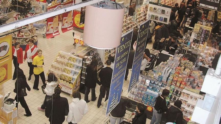 Les deux hommes ont volé pour environ 2500 euros de produits neufs, dans la zone commerciale Grand Epagny, mardi 16 juin (photo d’archive).