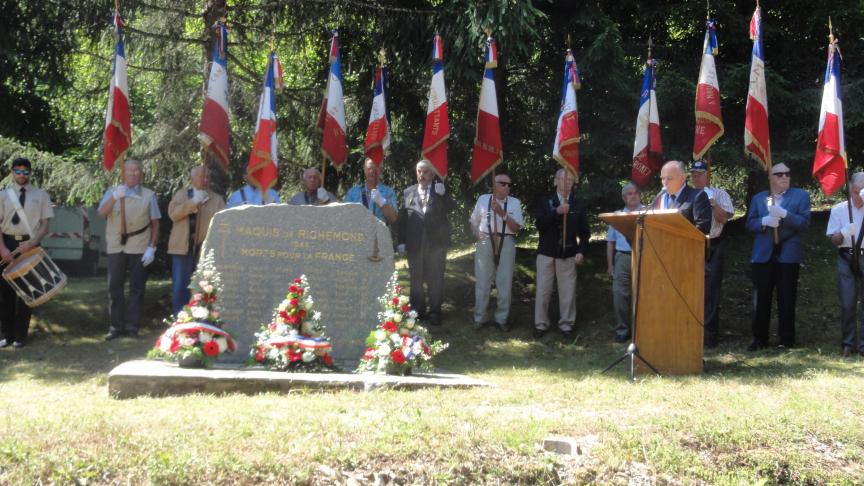 Une cérémonie commémorative des combats de juillet 1944, qui ont coûté la vie à 17 maquisards, a normalement lieu, chaque année.