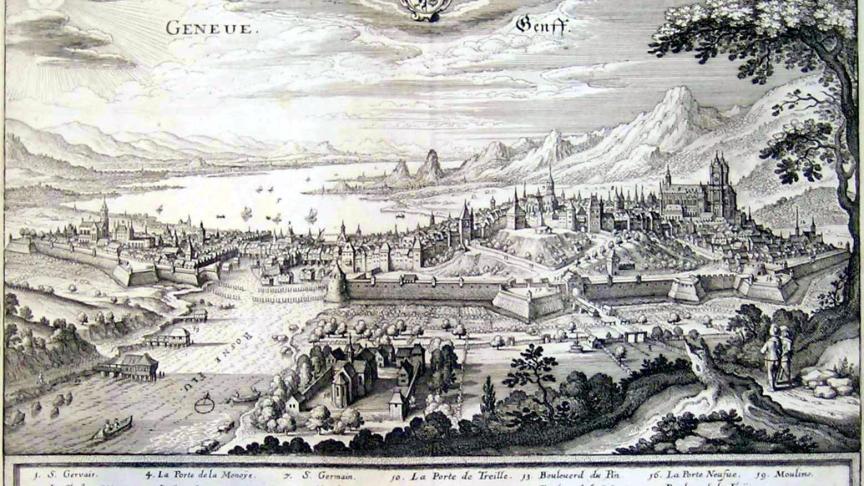 Dès le XIIIe siècle, les ducs de Savoie ont eu l'ambition de faire de Genève, ville située au coeur de leur vaste territoire, la capitale de leurs États.