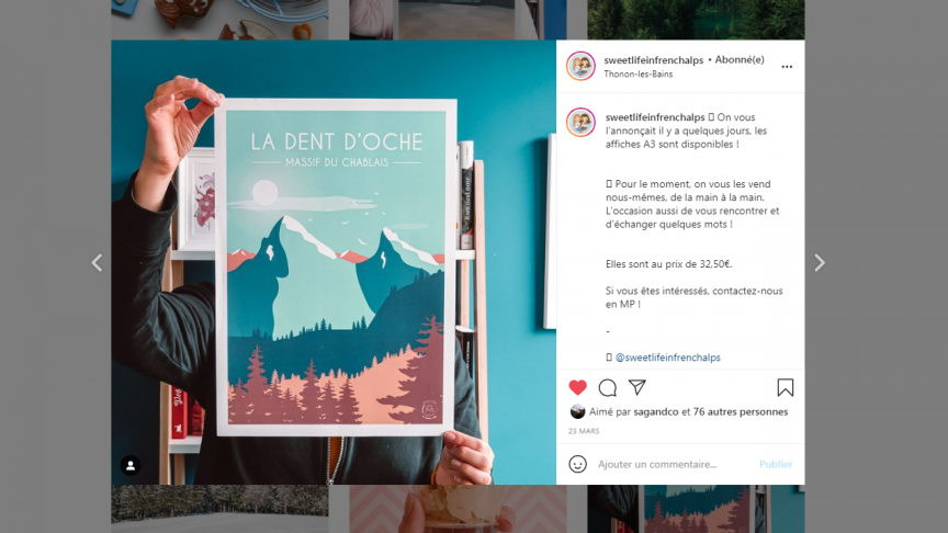 Les affiches de Sweet life in French Alps amènent le Chablais dans votre salon.