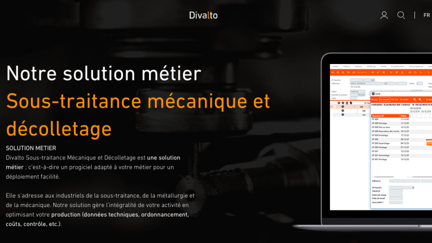 Capture d’écran Divalto