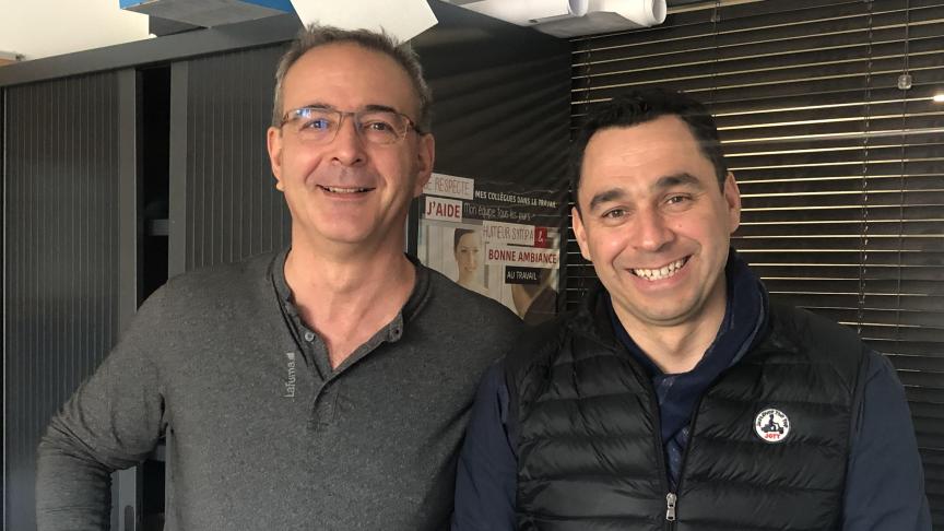 Jean-Michel Balaguer et Pascal Rossato gèrent notamment deux Intermarché dans le Pays de Gex, à Saint-Genis-Pouilly et Péron.