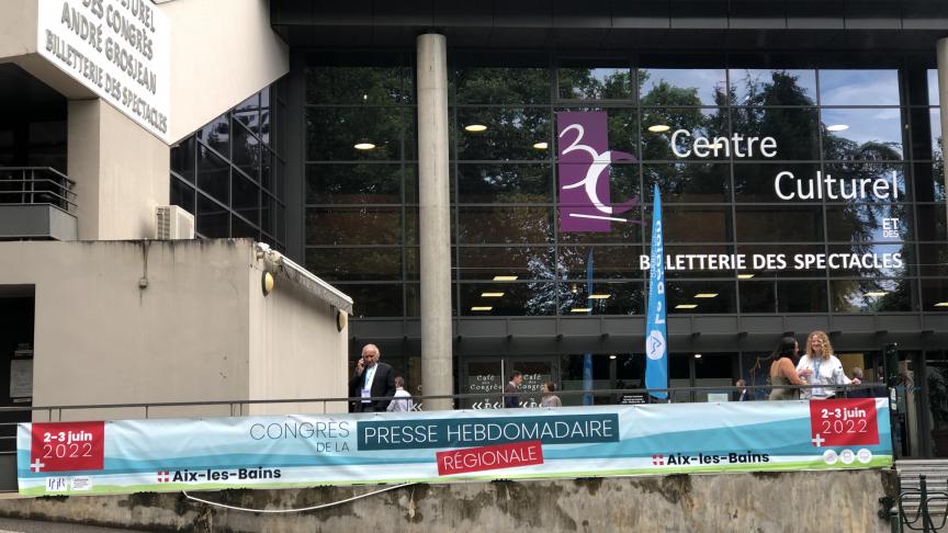 Le 47e congrès de la presse hebdomadaire régionale se tient à Aix-les-Bains.