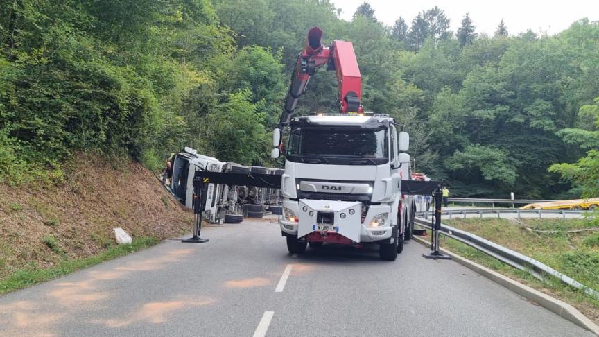 L’accident est survenu après la carrière de Chavanod.