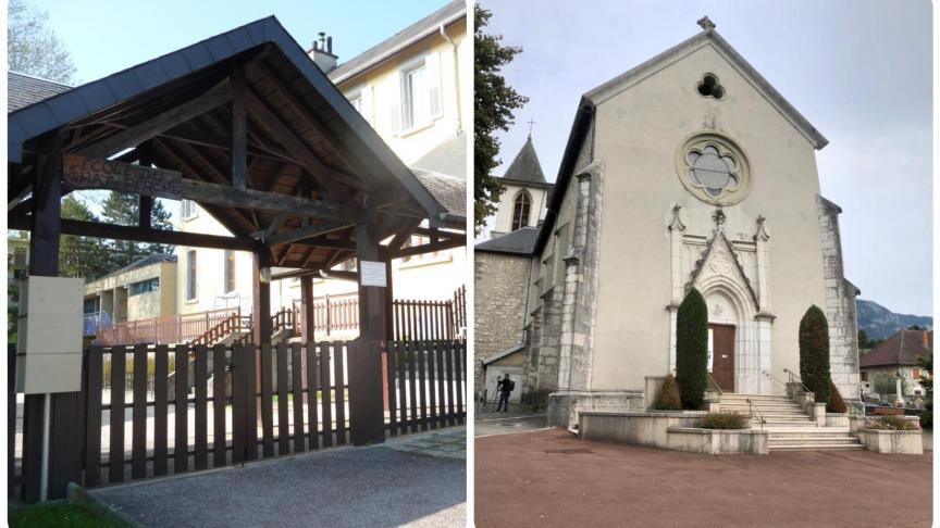 Parmi les projets, une rénovation thermique de l’école du chat perché au Bourget et des panneaux solaires sur le toit de l’église de Grésy.