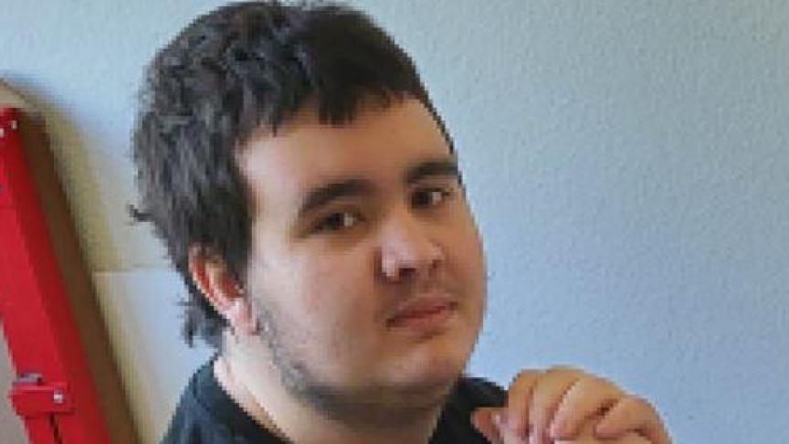 Photo de Ludovic fournie par la police cantonale Genevoise.
