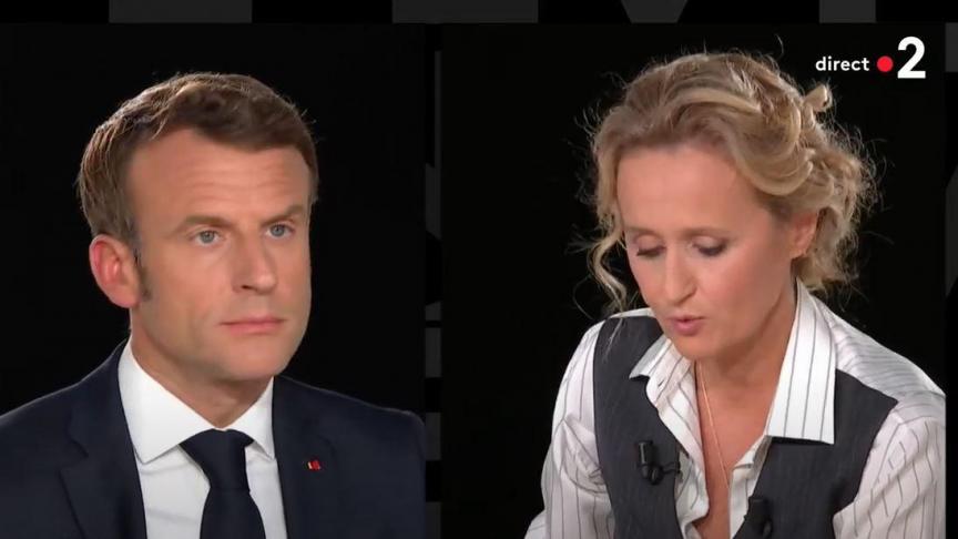Le président Emmanuel Macron répondait hier mercredi 12 octobre 2022, aux question de Caroline Roux lors de la nouvelle émission «L’Evénement».